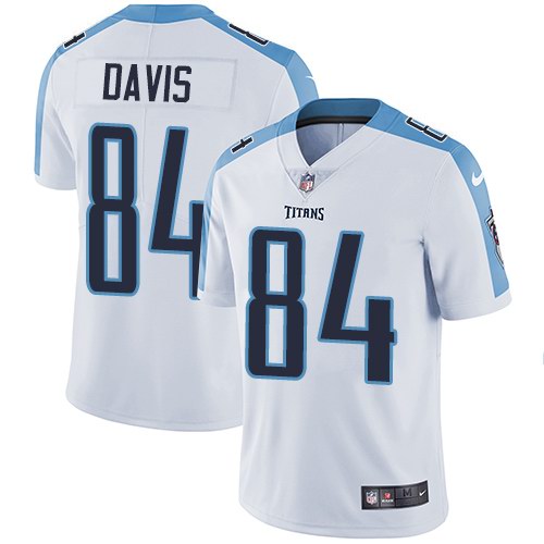  Titans 84 Corey Davis White Vapor Untouchable Limited Jersey