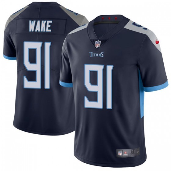 Nike Titans 91 Cameron Wake Navy Vapor Untouchable Limited Jersey