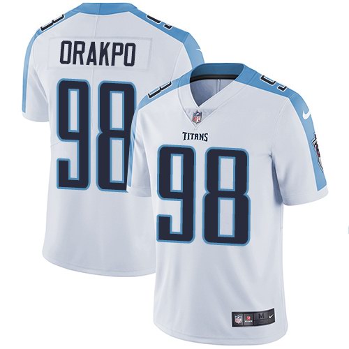  Titans 98 Brian Orakpo White Vapor Untouchable Limited Jersey