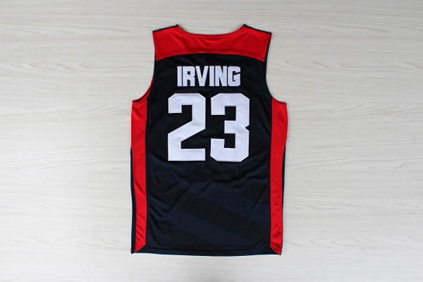  USA 2012 Olympic Dream Team Ten 23 Kyrie Irving Blue Basketball Jerseys