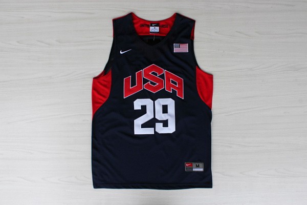  USA 2012 Olympic Dream Team Ten 29 Paul George Blue Basketball Jersey