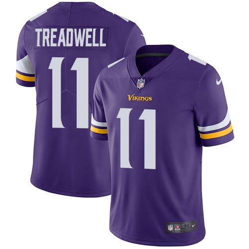  Vikings 11 Laquon Trendwell Purple Vapor Untouchable Player Limited Jersey