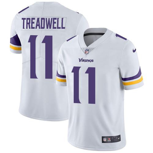 Vikings 11 Laquon Trendwell White Vapor Untouchable Player Limited Jersey