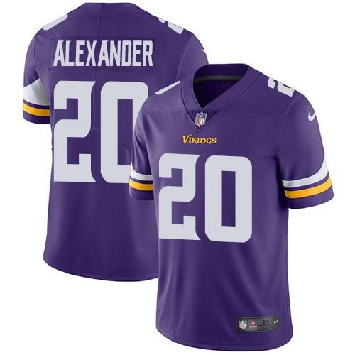  Vikings 20 Mackensie Alexander Purple Vapor Untouchable Limited Jersey