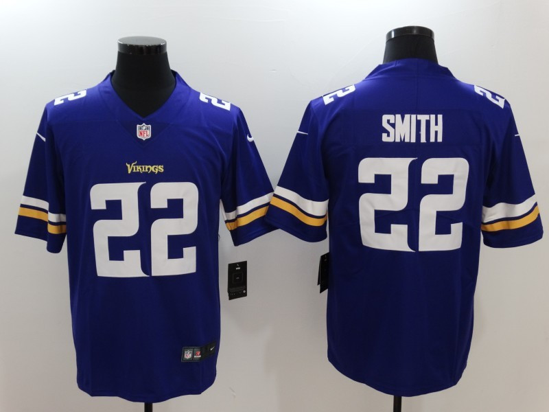  Vikings 22 Harrison Smith Purple Vapor Untouchable Limited Jersey