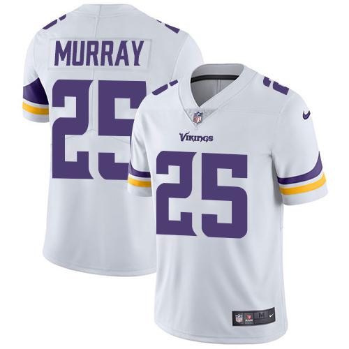  Vikings 25 Latavius Murray White Vapor Untouchable Limited Jersey