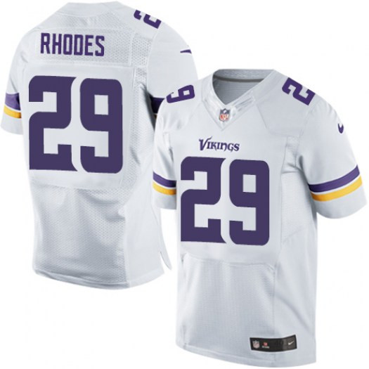  Vikings 29 Xavier Rhodes White Elite Jersey