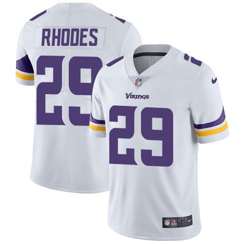  Vikings 29 Xavier Rhodes White Vapor Untouchable Player Limited Jersey