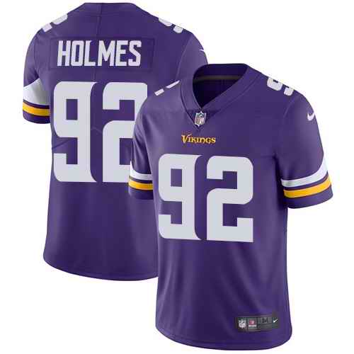  Vikings 92 Jalyn Holmes Purple Vapor Untouchable Limited Jersey