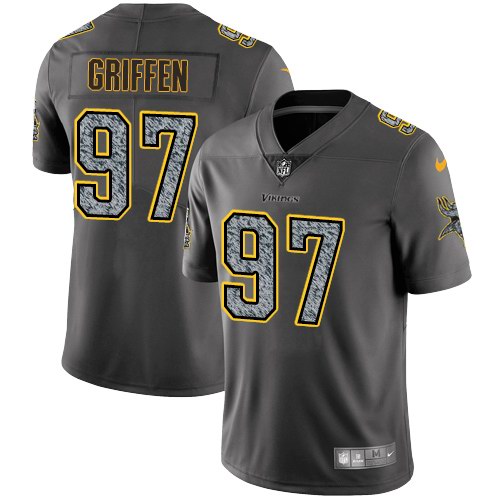  Vikings 97 Everson Griffen Gray Static Vapor Untouchable Limited Jersey