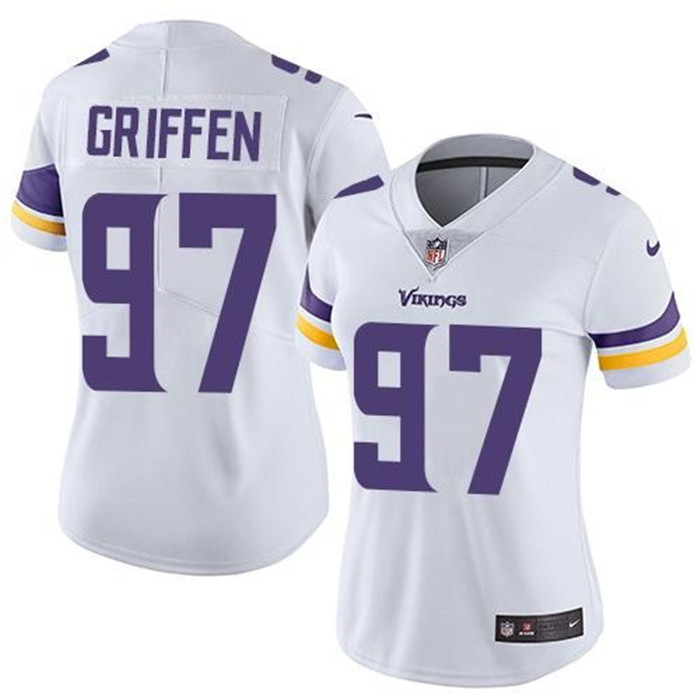  Vikings 97 Everson Griffen White Women Vapor Untouchable Limited Jersey