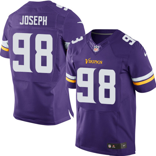  Vikings 98 Linval Jose Purple Elite Jersey