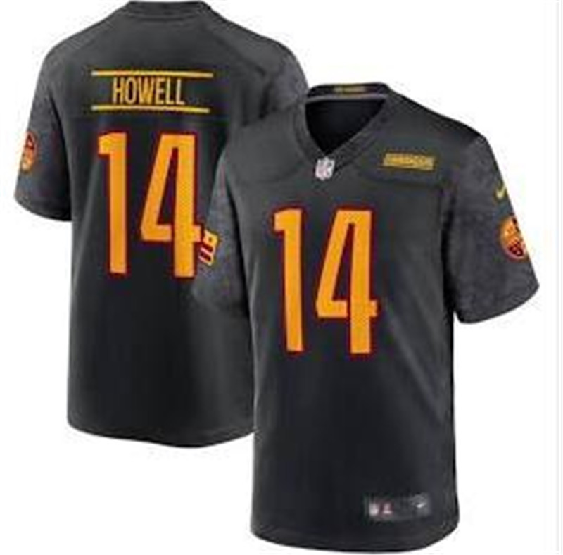 Nike Washington Commanders 14 Sam Howell Black Vapor Untouchable Limited Jersey