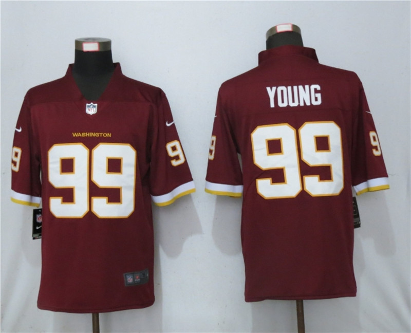 Nike Washington Football Team 99 Chase Young Red Vapor Untouchable Limited Jersey