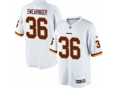  Washington Redskins 36 D J Swearinger Limited White NFL Jersey