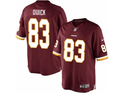  Washington Redskins 83 Brian Quick Limited Burgundy Red Team Color NFL Jersey