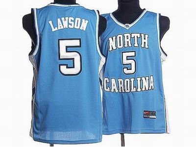 North Carolina #5 Ty Lawson Embroidered College Jerseys blue