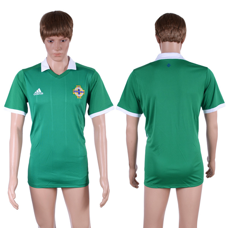 Northern Ireland Home 2018 FIFA World Cup Thailand Soccer Jersey
