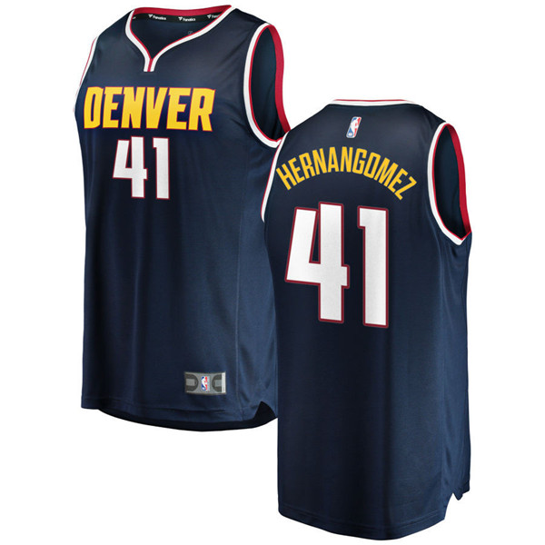 Nuggets 41 Juan Hernangomez Navy  Swingman Jersey