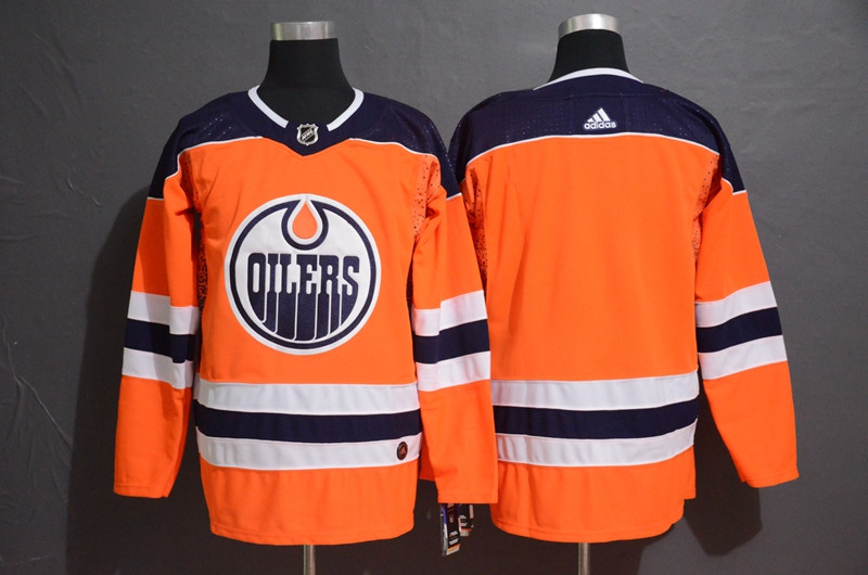 Oilers Blank Orange  Jersey