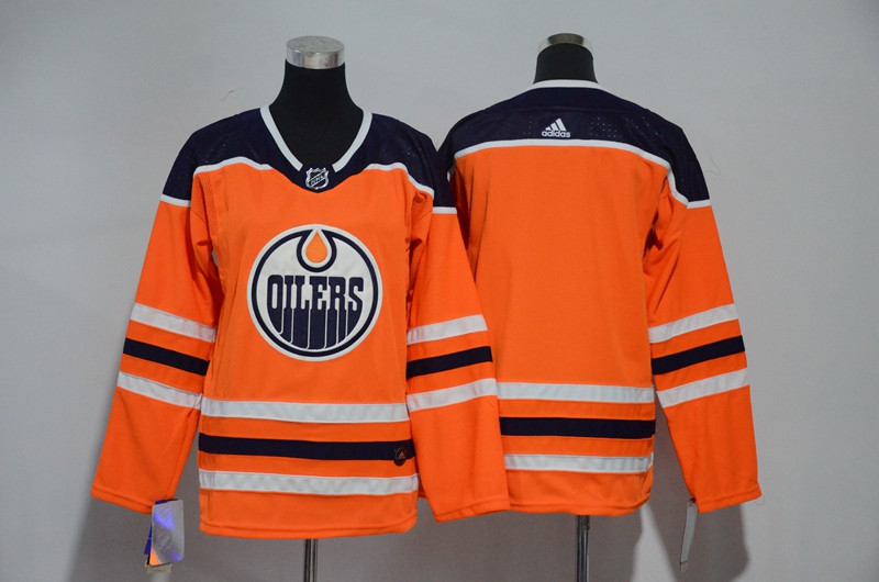 Oilers Blank Orange Youth  Jersey