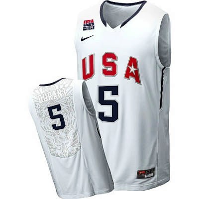 Oklahoma City Thunder Durant 5 White jerseys