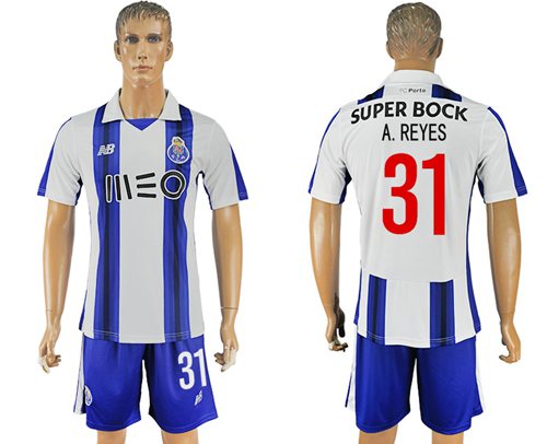 Oporto 31 A Reyes Home Soccer Club Jersey