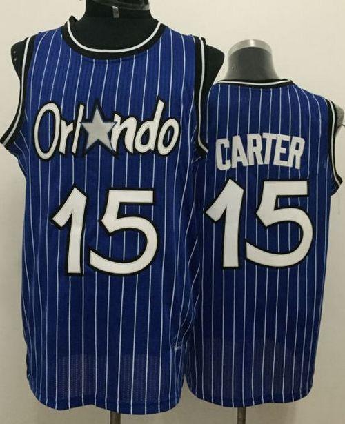 Orlando Magic 15 Vince Carter Stitched Blue Throwback NBA Jersey
