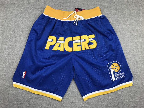Pacers Blue Pockets Swingman Shorts