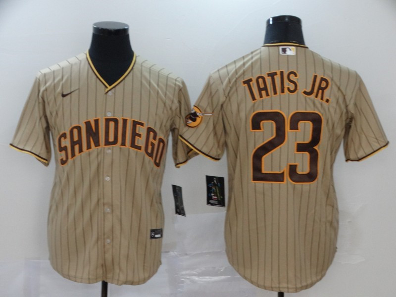 Padres 23 Fernando Tatis Jr. Brown Nike 2020 Flexbase Jersey