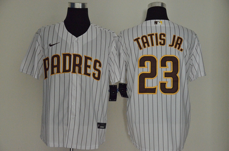 Padres 23 Fernando Tatis Jr. White Nike Cool Base Sleeveless Jersey