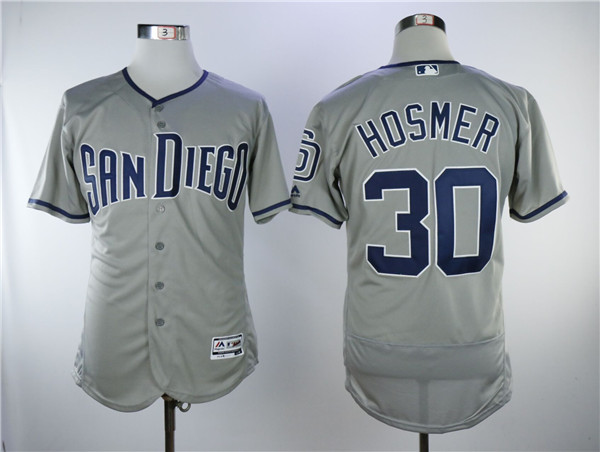 Padres 30 Eric Hosmer Gray Flexbase Jersey