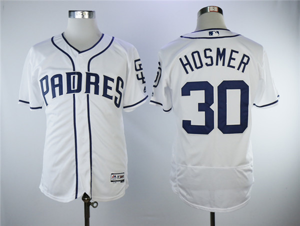 Padres 30 Eric Hosmer White Flexbase Jersey