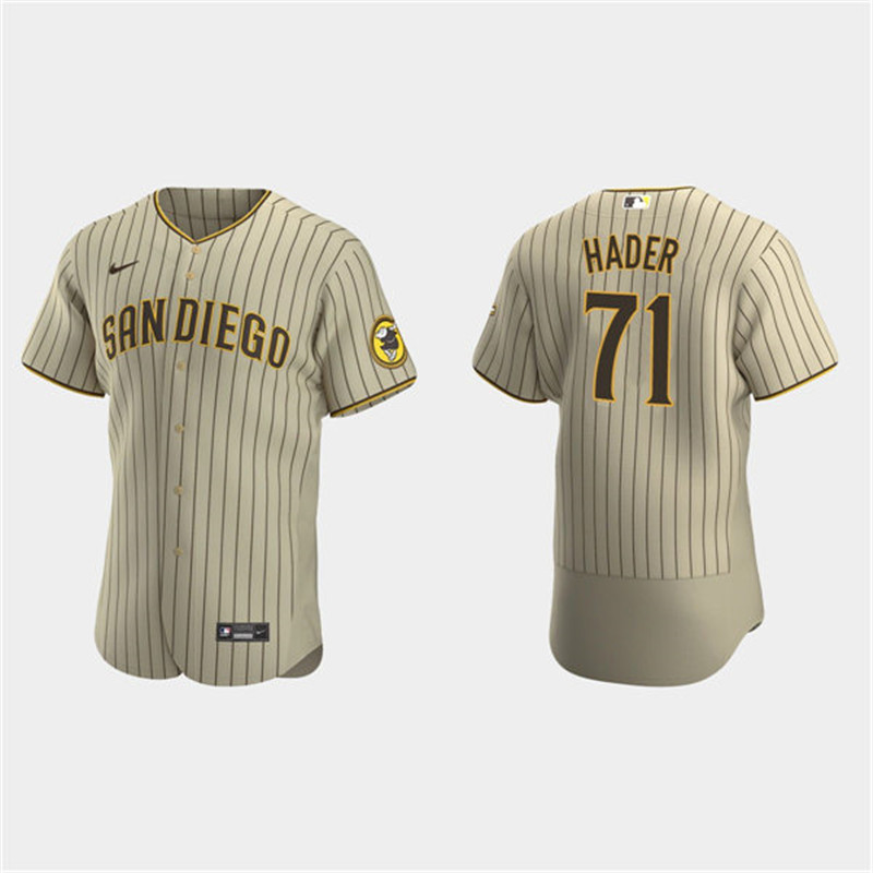 Padres 71 Josh Hader Brown Nike Flexbase Jersey