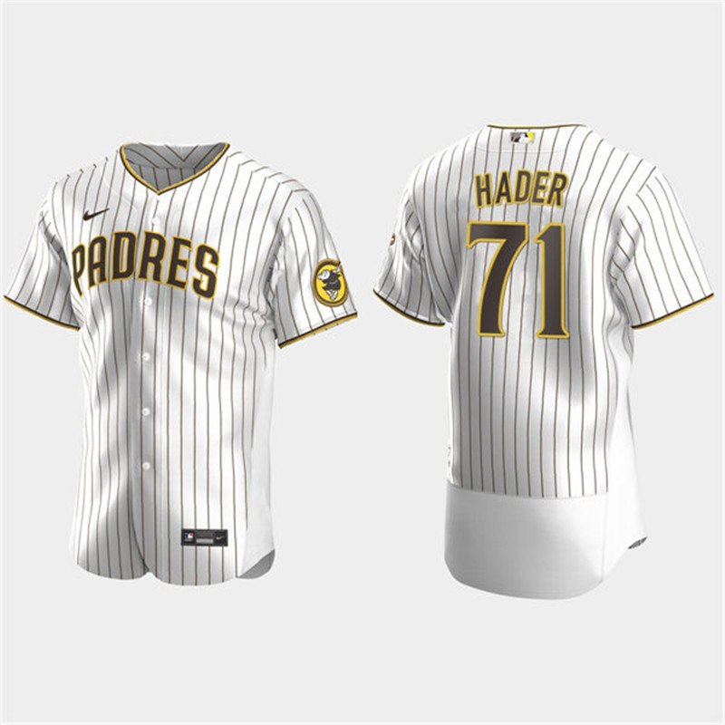 Padres 71 Josh Hader White Nike Flexbase Jersey