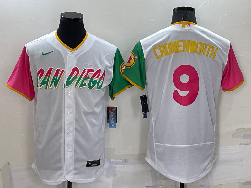 Padres 9 Jake Cronenworth White Nike 2022 City Connect Flexbase Jerseys