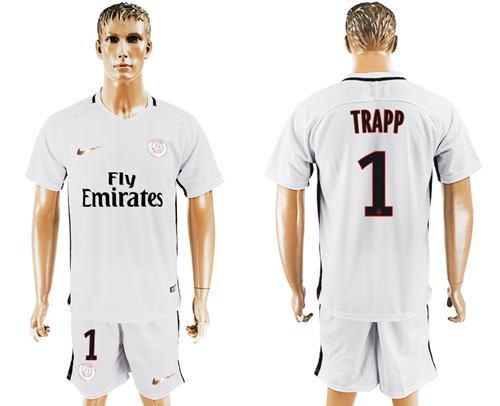 Paris Saint Germain 1 Trapp Sec Away Soccer Club Jersey