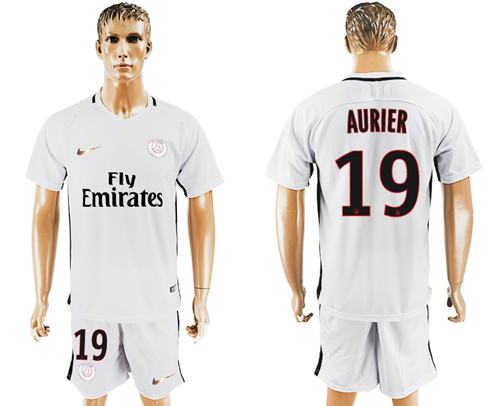 Paris Saint Germain 19 Aurier Sec Away Soccer Club Jersey