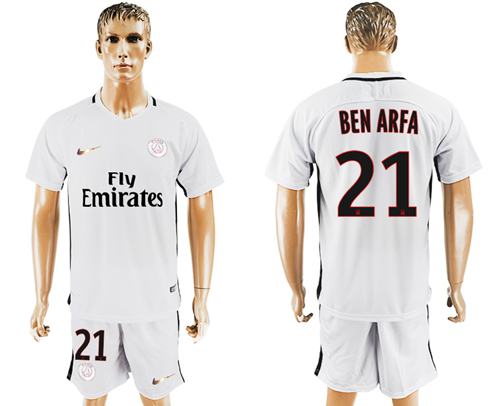 Paris Saint Germain 21 Ben Arfa Sec Away Soccer Club Jersey