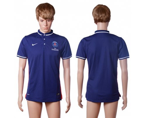 Paris Saint Germain Blank Home Polo T shirt