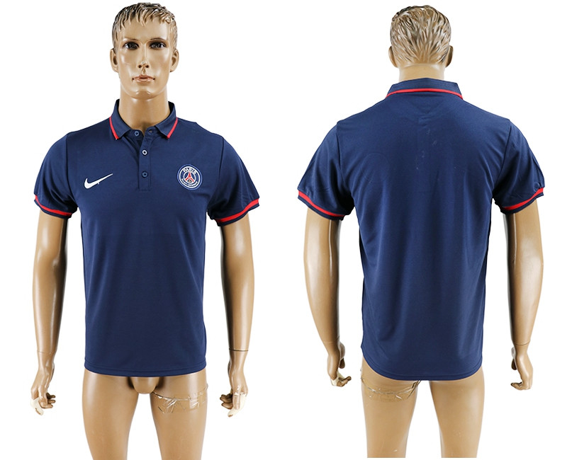 Paris St Germain Navy Soccer Polo Shirt