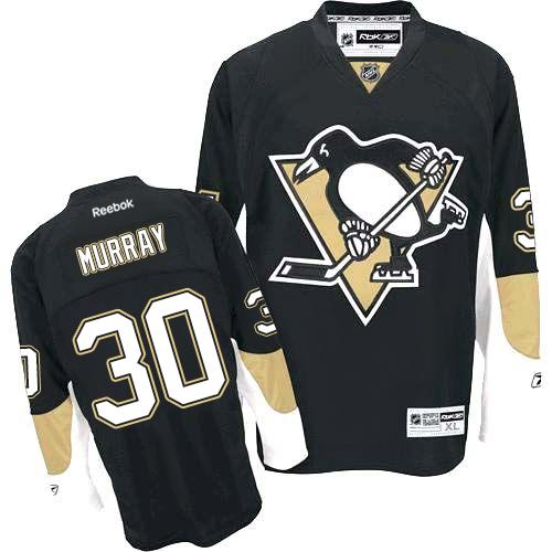 Penguins 30 Matt Murray Black Home Stitched NHL Jersey