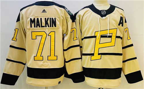 Penguins 71 Evgeni Mlkin Cream 2023 Winter Classic Adidas Jersey