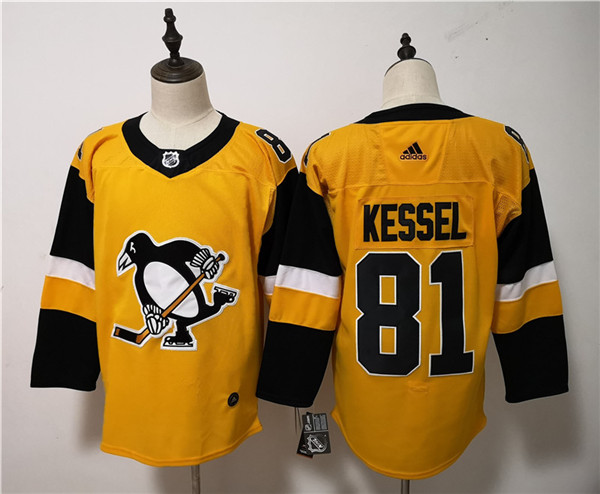Penguins 81 Evgeni Kessel Gold Gold Alternate  Jersey