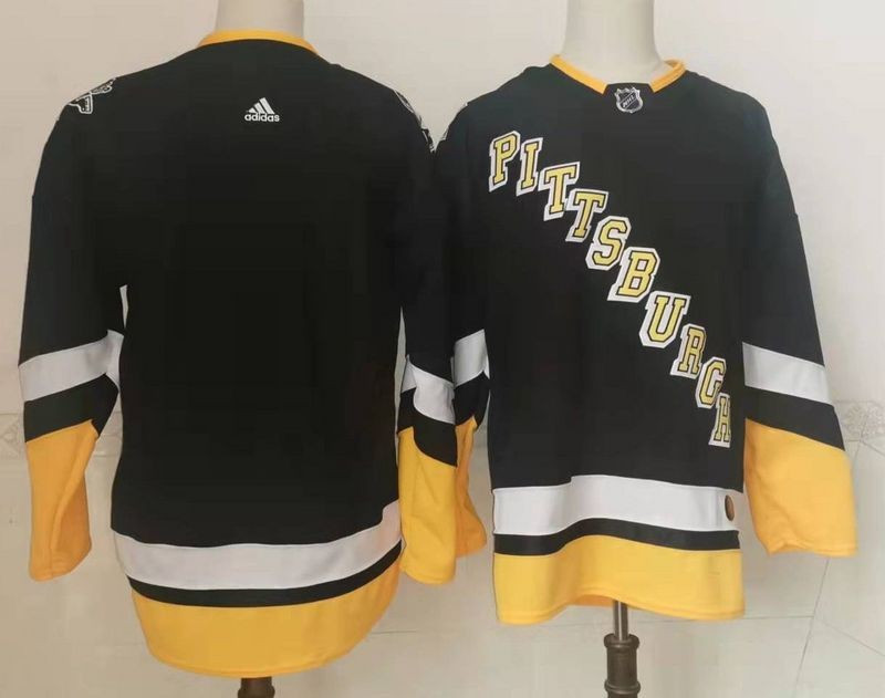 Penguins Blank Black 2022 Alternate Adidas Jersey