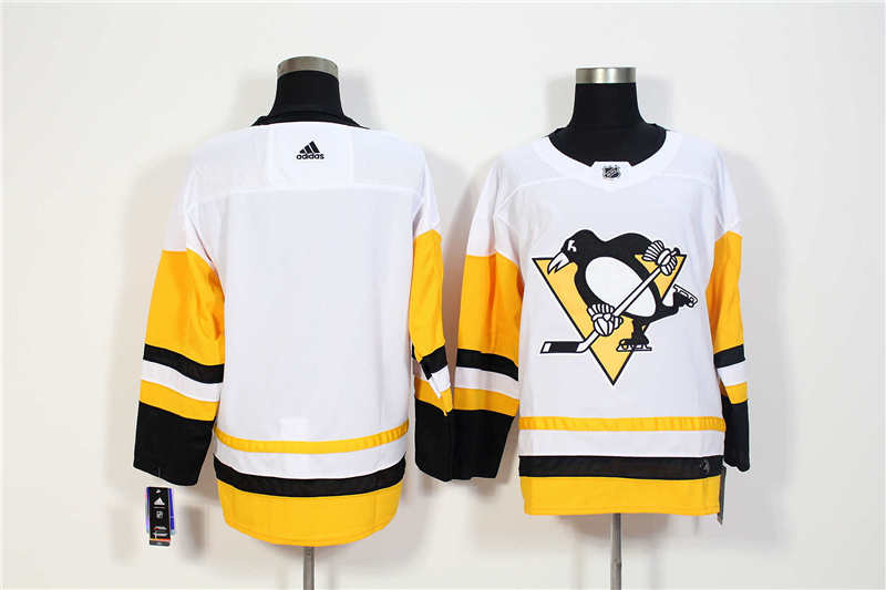 Penguins Blank White  Jersey