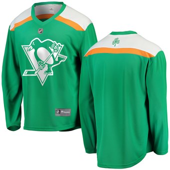 Penguins Green 2019 St. Patrick's Day  Jersey