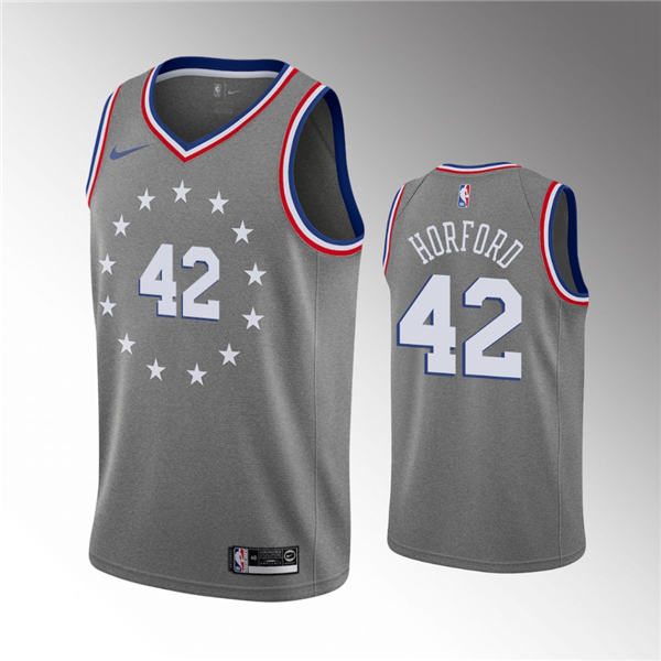 Philadelphia 76ers #42 Al Horford 2019 20 City Jersey   Gray