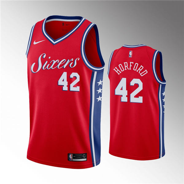 Philadelphia 76ers #42 Al Horford 2019 20 Statement Jersey   Red