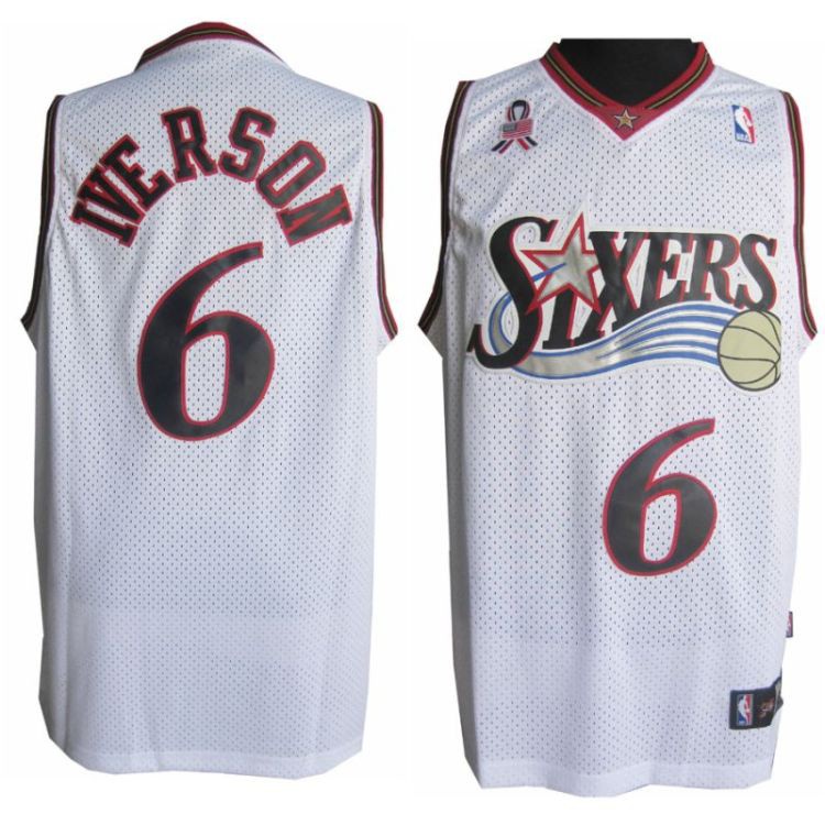 Philadelphia 76ers 6 Allen Iverson Soul Swingman Jerseys